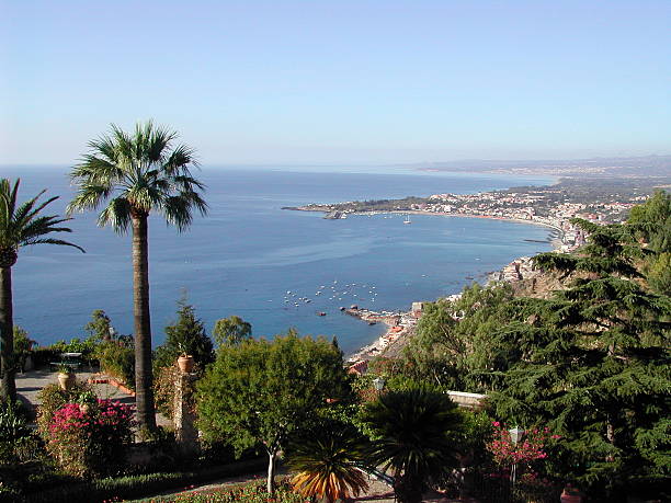 istock Bay below Taormina, Itlay 483911515