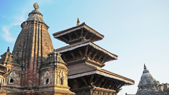 nepal cityscape ancient building