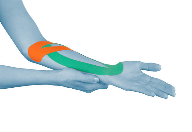 istock Physiotherapy for elbow pain, aches and tension 483912895