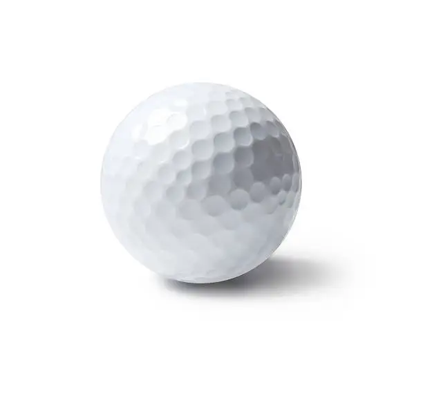 golf ball, isolated on white