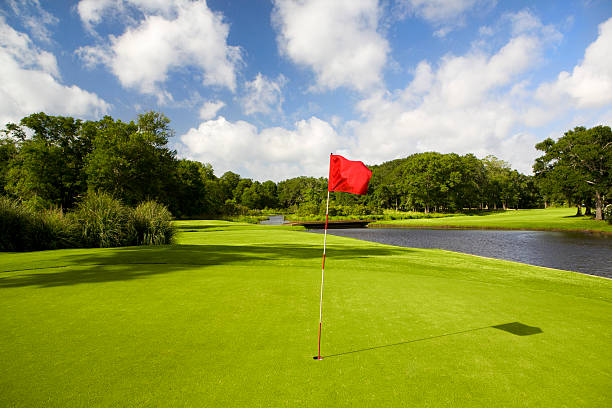 golf course success! stock photo