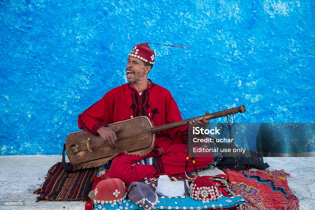 Rabat MAROC Musicien des rues - Photo de Maroc libre de droits