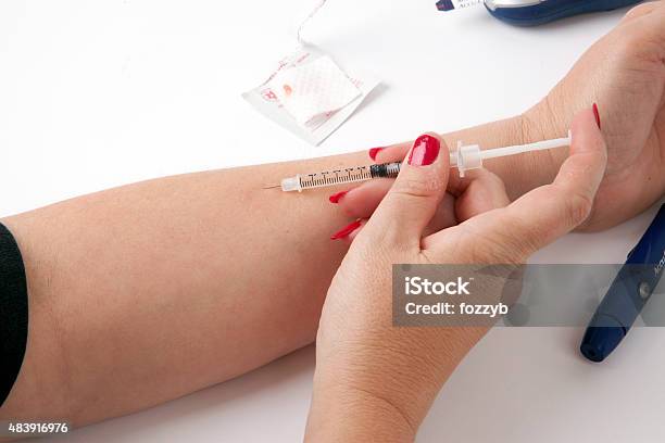 Diabetes Testing Stock Photo - Download Image Now - 2015, Adult, Blood