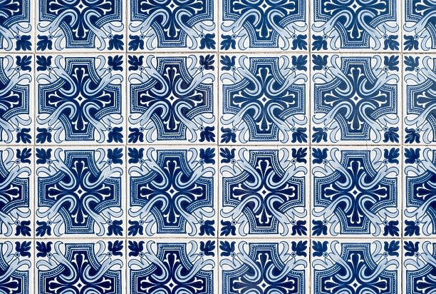 istock Traditional Portuguese glazed tiles 483916996