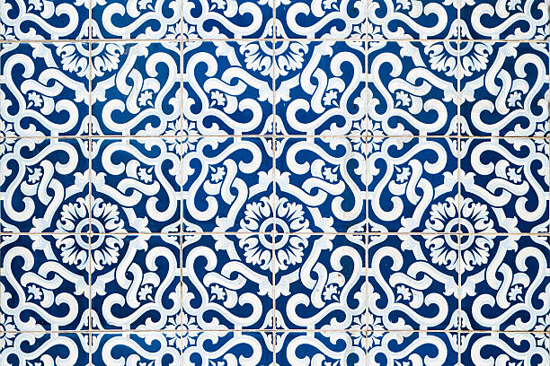 istock Traditional Portuguese glazed tiles 483916998
