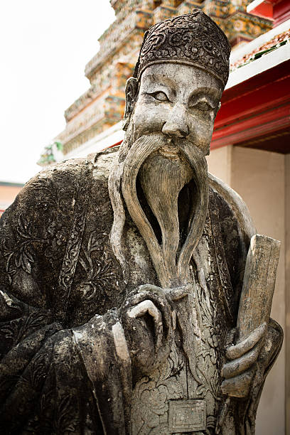 istock Sculpture in Wat Pho temple 483918187