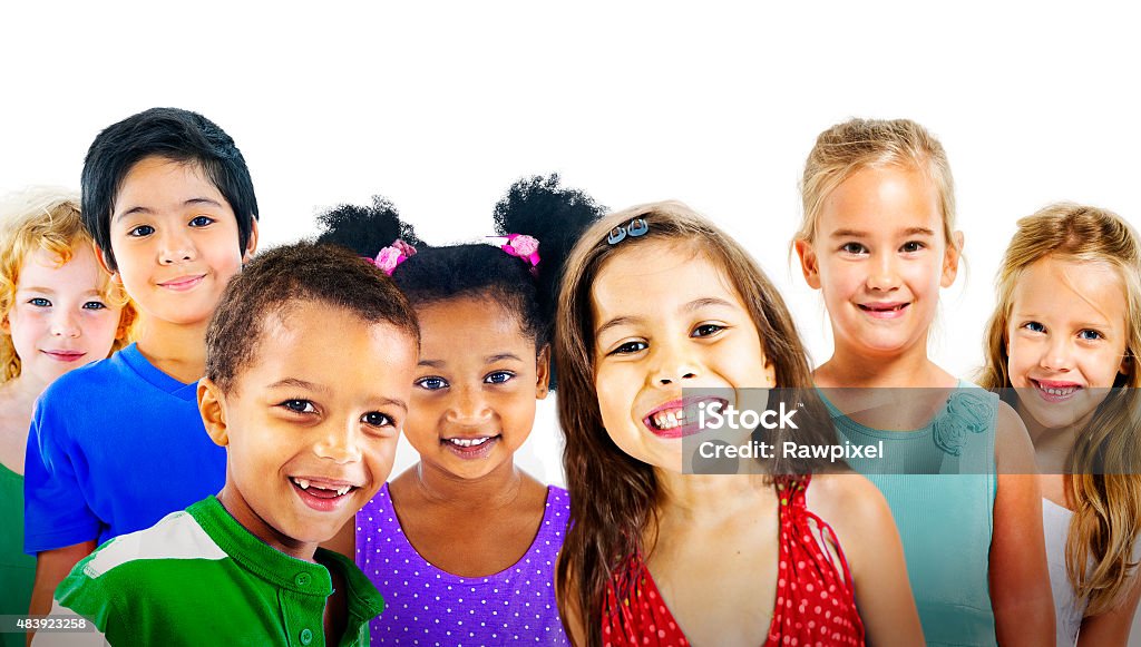 Children Kids Diversity Friendship Happiness Cheerful Concept Child Stock Photo