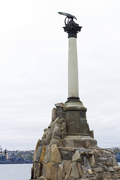 istock Monument to the flooded ships 483927932