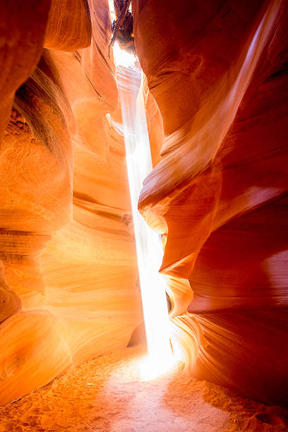istock Sunbeam shining into Antelope Canyon 483928658