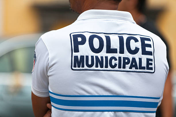 Municipal Police stock photo