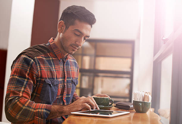 istock The coffee is good, but the Wi-fi is even better 483930114