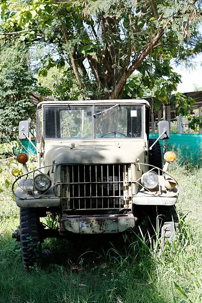 Photo of American military vehicle