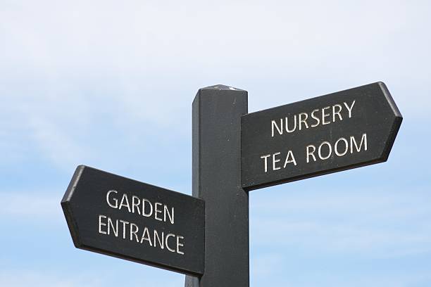 istock Sign for garden centre 483933936