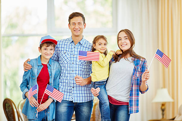 istock Family of patriots 483934542