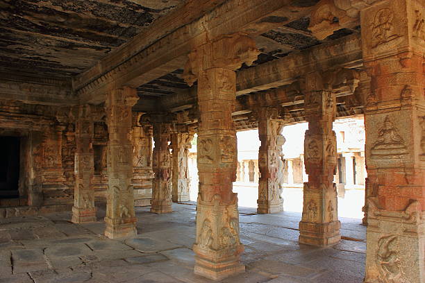 istock Architectural details of Krishna temple, Hampi 483955551