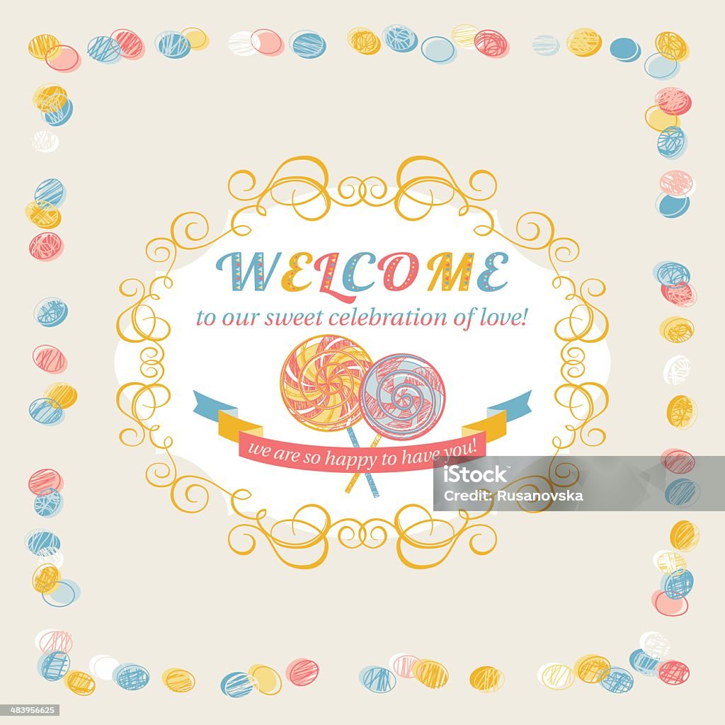 Welcome Letter Frame Welcome Stock Illustration - Download Image Now - Border - Frame ...