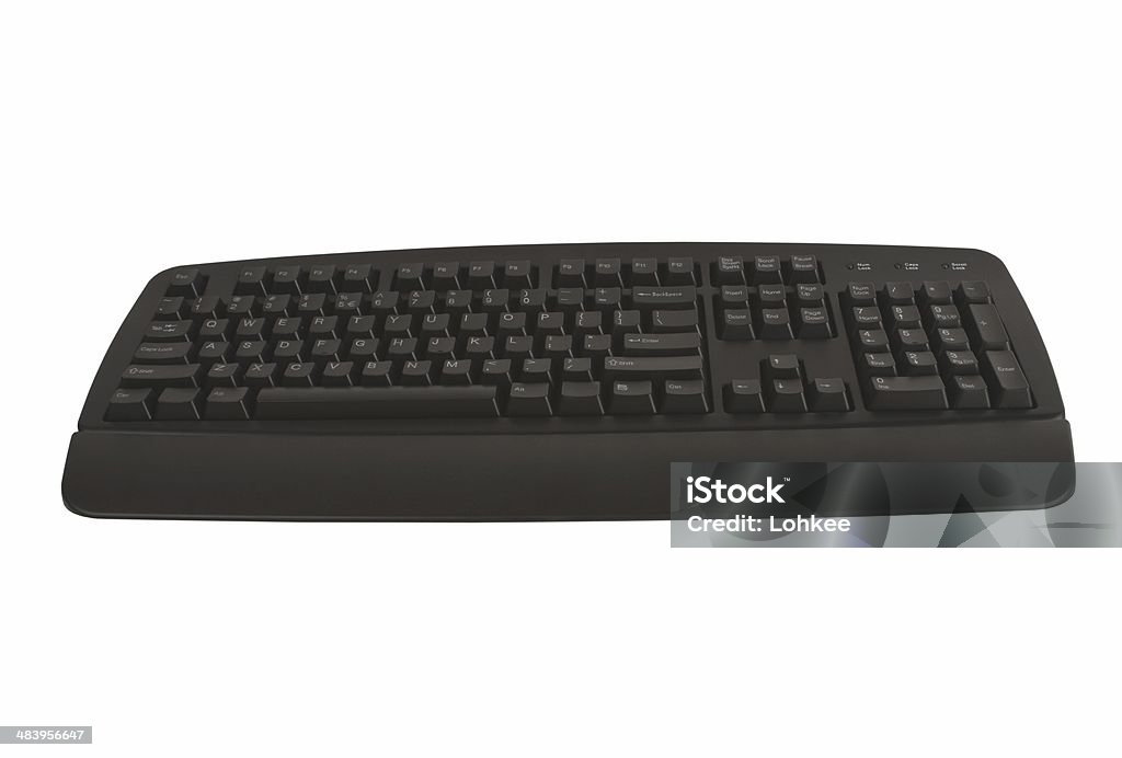 Computer Keyboard Black Computer Keyboard Alphabet Stock Photo