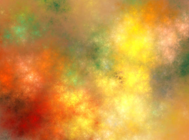 istock Color clouds fractal 483956660