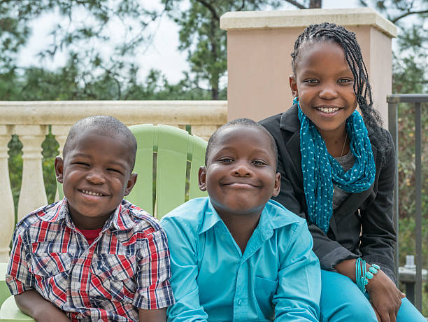 istock Happy brothers and sister 483956721