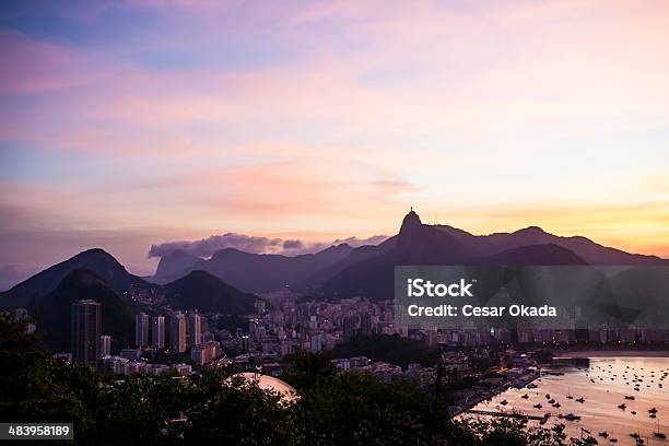 Vista Da Cidade Do Rio De Janeiro - Fotografias de stock e mais imagens de Ao Ar Livre - Ao Ar Livre, Baía, Baía de Guanabara