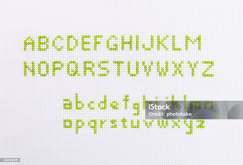 alphabet Point - Photo de Broderie libre de droits