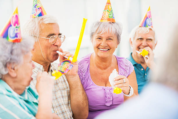 istock Seniors celebrating birthday. 483960595