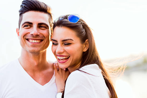 istock Young and beautiful couple in love 483960990