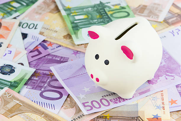 istock Euro piggy bank 483964962