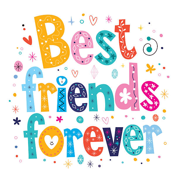 Vetores de Melhores Amigos Para Sempre e mais imagens de Amizade - Amizade,  Eternidade, Texto Datilografado - iStock