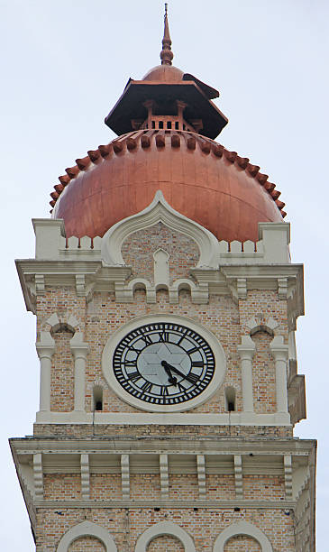 istock close-up of the clock atop Sultan Abdul Samad Building 483966290