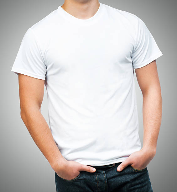 istock Teenager With Blank White Shirt 483974348