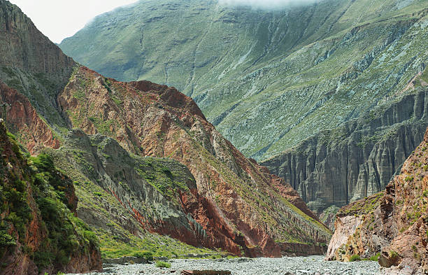 Multicolored mountains near Iruya, Argentina Multicolored mountains between Iruya and San Isidro villages, Salta province, Argentina achinoam nini photos stock pictures, royalty-free photos & images
