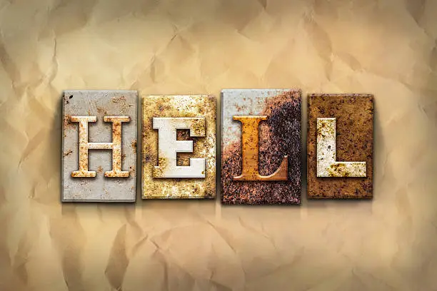 Photo of Hell Concept Rusted Metal Type