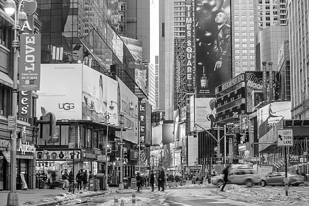 istock electric signs at Broadway NY 483978656