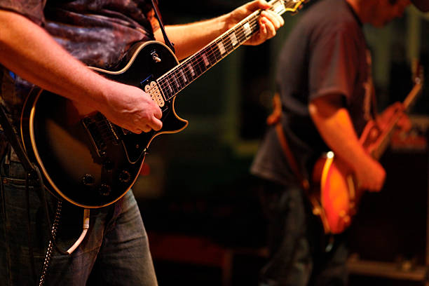 istock Guitarists at nightclub 483990635