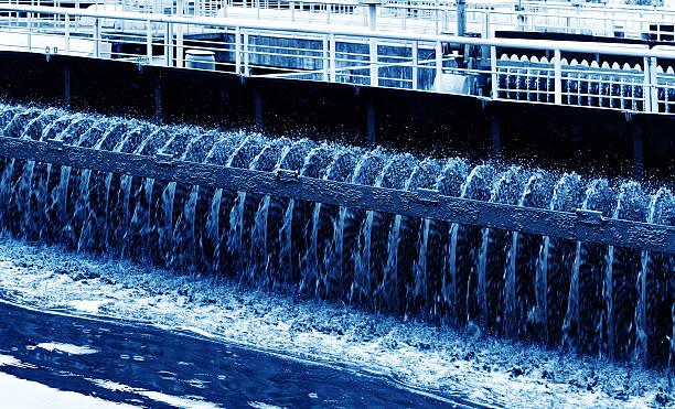 istock Modern urban wastewater treatment plant. 483992739