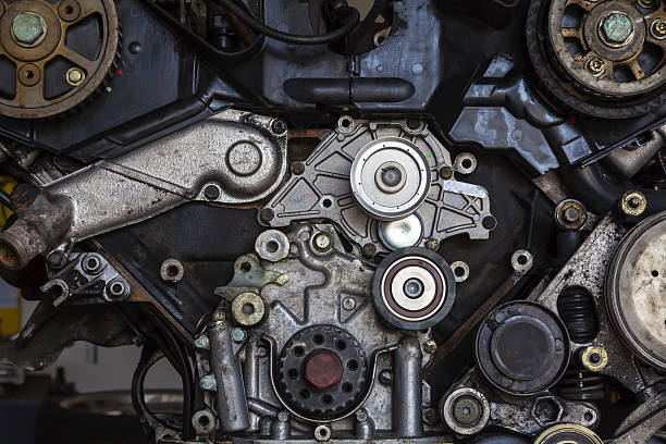 istock Engine of a car, detail 483992784