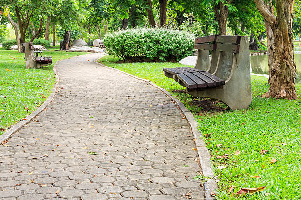 istock Seat in the public park 483993018