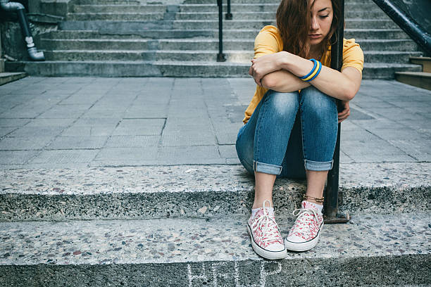 istock Depressed teen girl 483994332