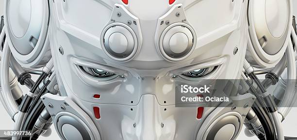 Robotic Mask Stock Photo - Download Image Now - Cyborg, Futuristic, Robot