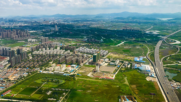 istock New town next to Jiangshan North Interchange, Ningbo 483997978