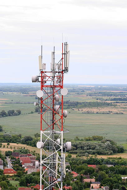 istock Transmission tower above Fonyod 484004232