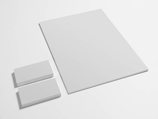 istock Empty branding stationery with business cards 484004884