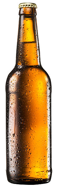istock Bottle of beer on white background. 484009268