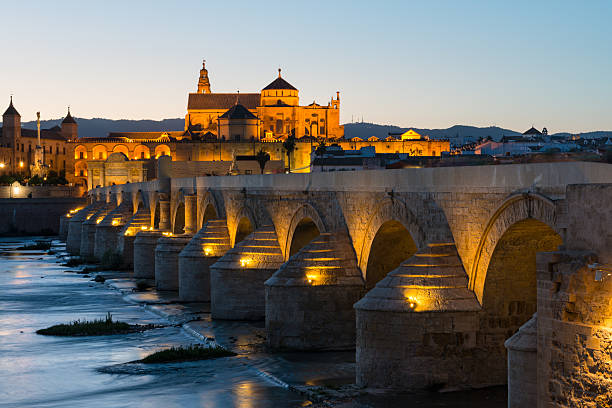 istock Roman bridge and Mosque-Cathedral in Cordoba 484009498