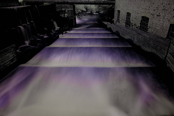 Sontorpsbruk power plant in ultraviolet