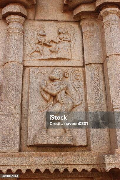 Камень Резные Скульптура Индуистский Бог Хануман — стоковые фотографии и другие картинки Азия - Азия, Аристократический титул, Археология