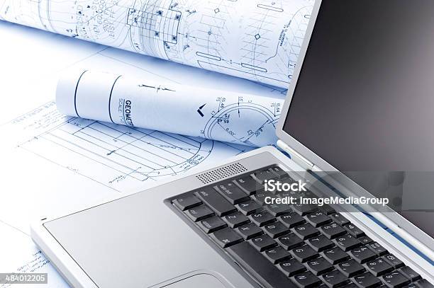 Architekt Projekty I Komputerze - zdjęcia stockowe i więcej obrazów Abstrakcja - Abstrakcja, Architektura, Bez ludzi