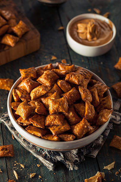 istock Organic Salty Peanut Butter Pretzel 484012956