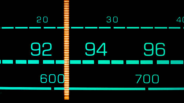 istock Tuning into 93FM on an old 70s radio receiver 484013844